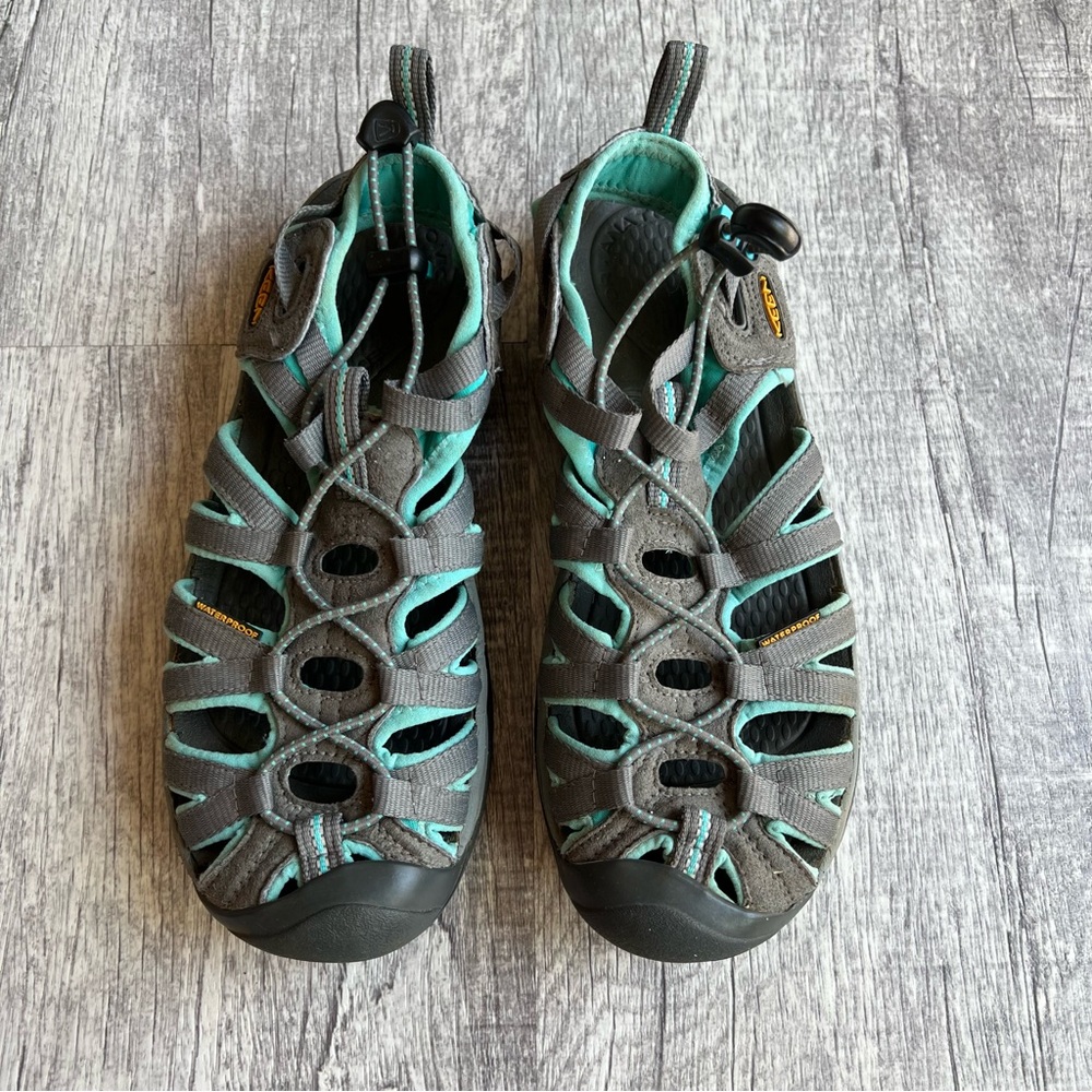 Keen Sandals Size 9.5 Gray Blue